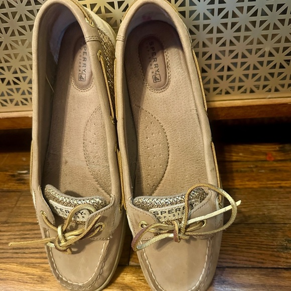 Sperry Top Sider Angelfish Gold Glitter Boat Shoe size 11 - Picture 11 of 12